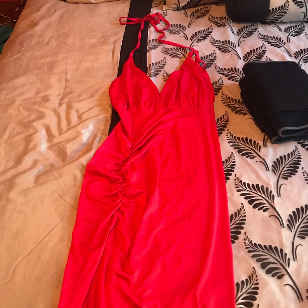 A Red dress